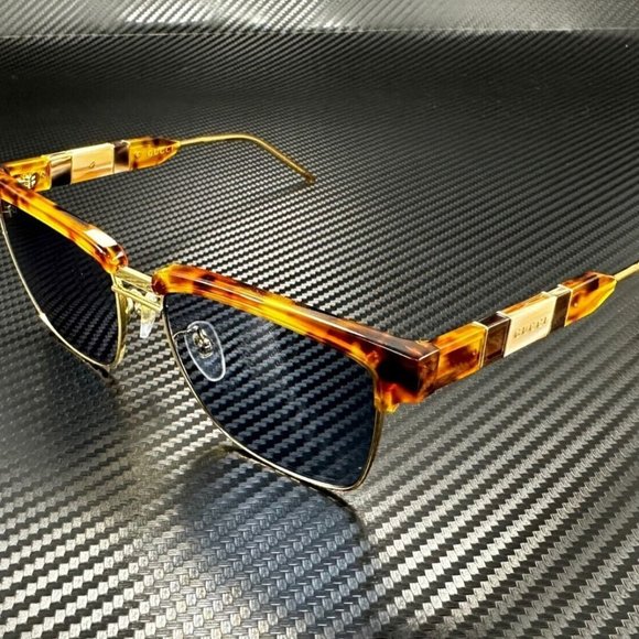 Gucci Havana Men's 56mm Sunglasses - Picture 1 of 4